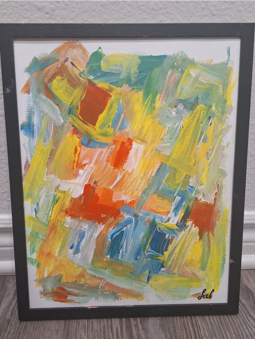 Colorful Expressionsit 11x14 Original Painting